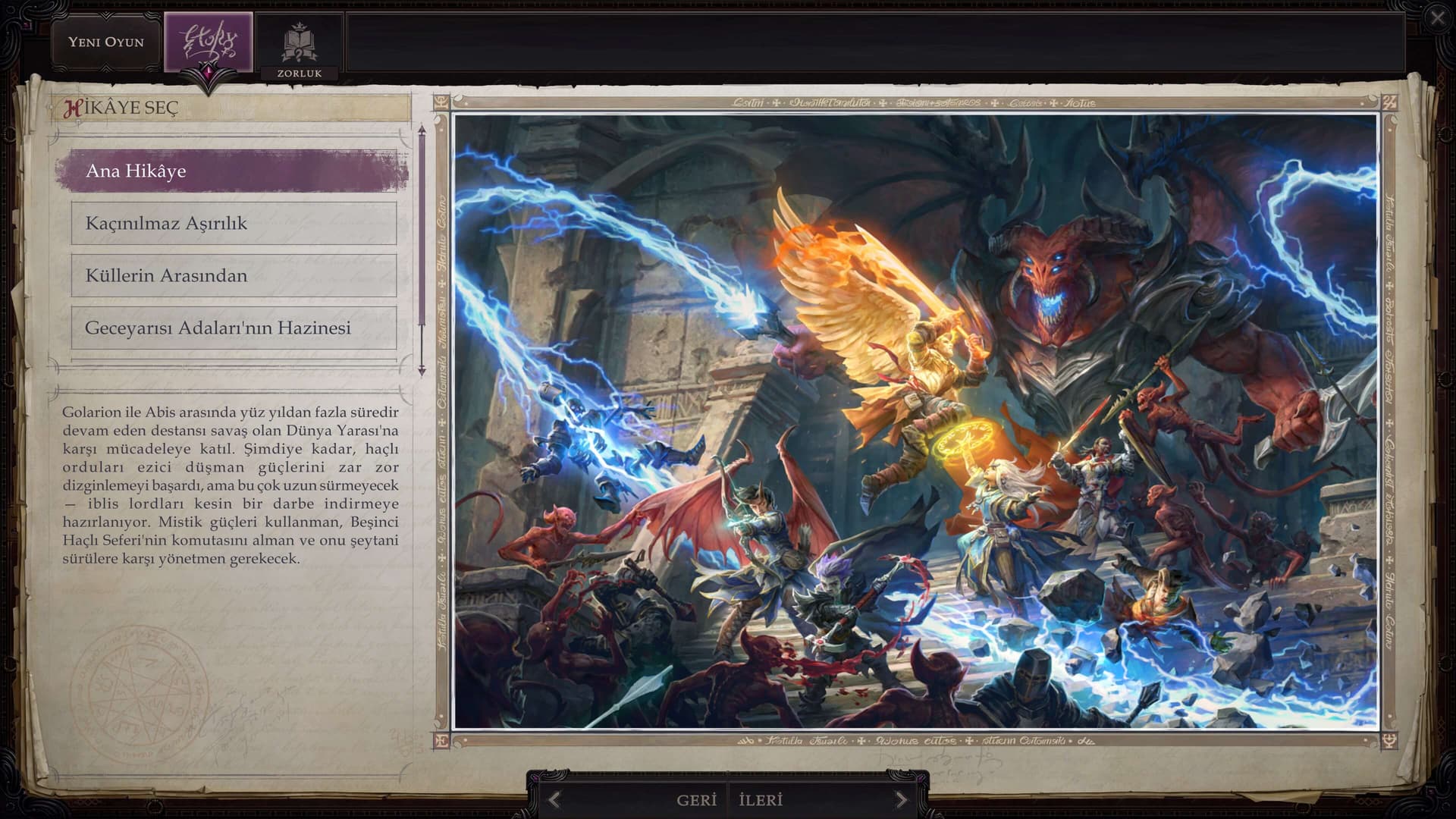Pathfinder: Wrath of the Righteous Türkçe yama ekran görüntüsü 2