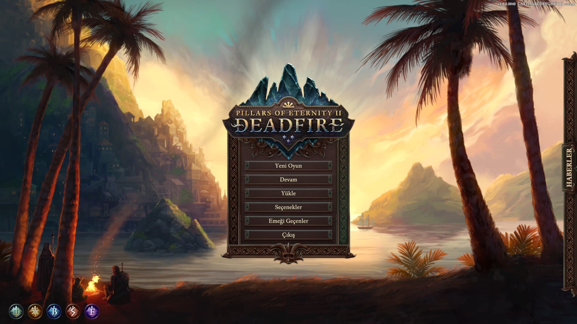 Pillars of Eternity II: Deadfire Türkçe yama ekran görüntüsü 1