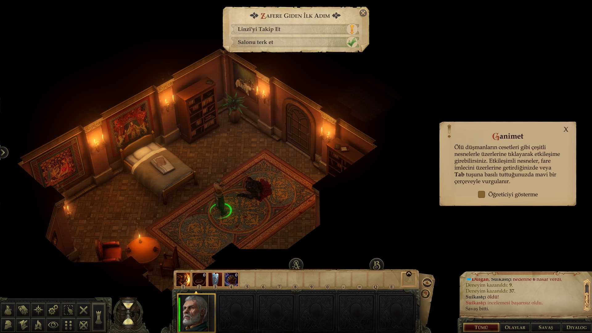 Pathfinder: Kingmaker Türkçe yama ekran görüntüsü 3