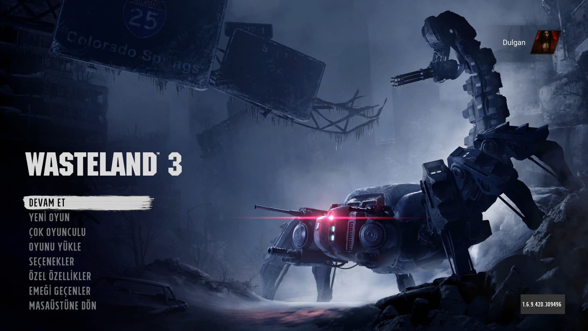 Wasteland 3 Türkçe yama ekran görüntüsü 1